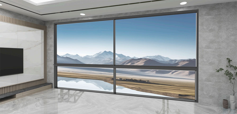 Серия Парящий-120 парящее раздвижное окно (2)