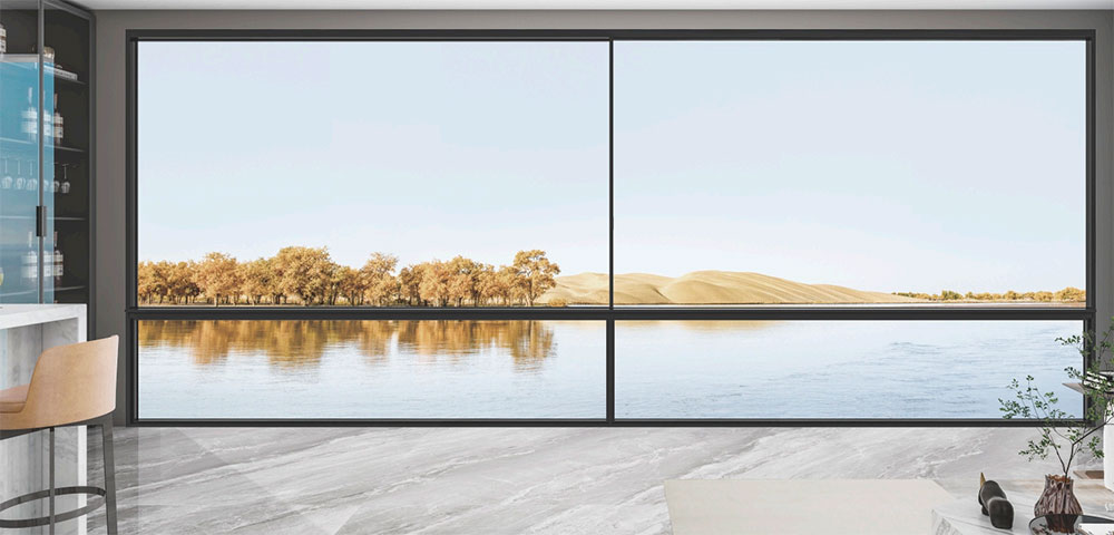 Серия Панорамный вид-135 шестирельсовое панорамное окно (3)