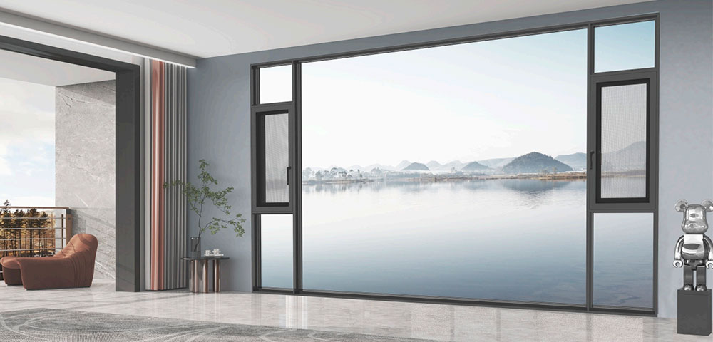 Серия Янван-118 распашное окно с терморазрывом (3)